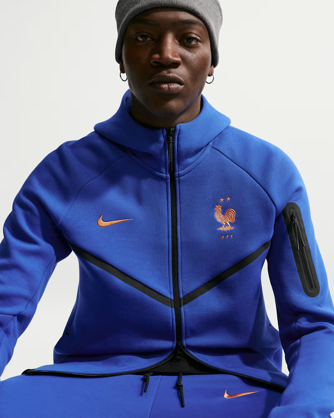 FFF Tech Fleece Windrunner Sweat à capuche et zip Nike Football