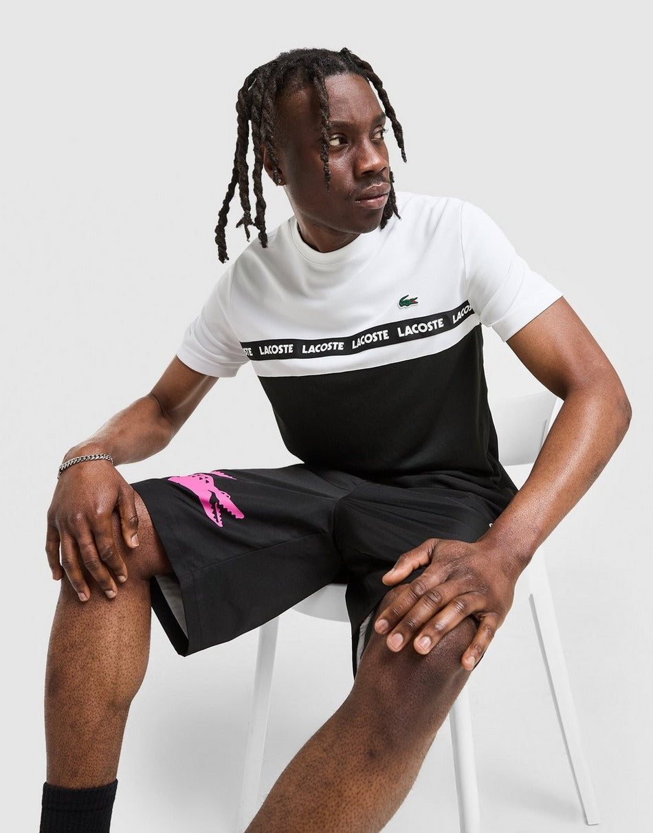Lacoste T-shirt Croc Colour Block Tape