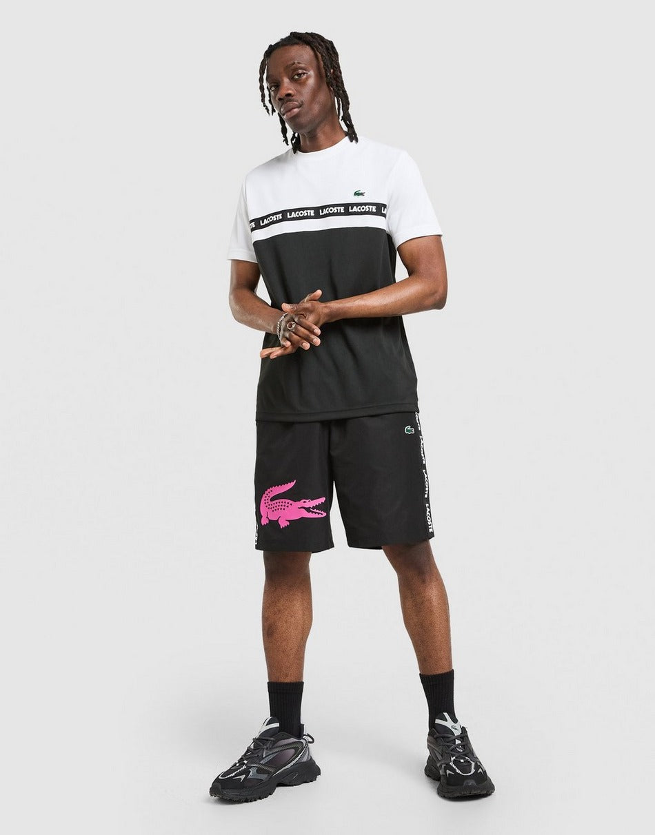 Lacoste T-shirt Croc Colour Block Tape