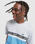 Lacoste T-shirt Croc Colour Block Tape
