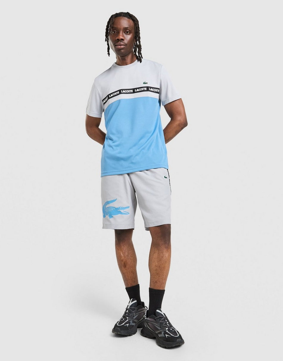 Lacoste T-shirt Croc Colour Block Tape