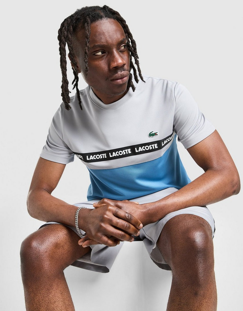 Lacoste T-shirt Croc Colour Block Tape