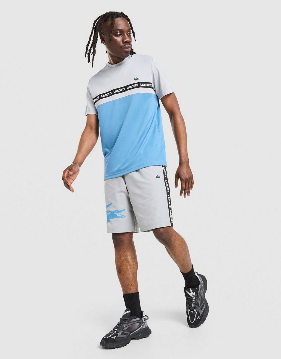 Lacoste Short tissé Croc Tape