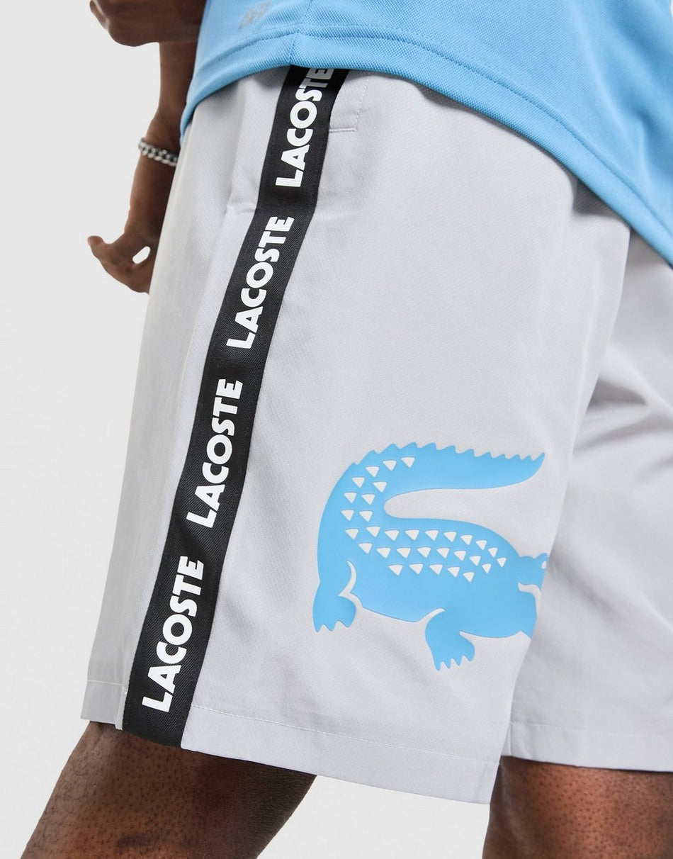 Lacoste Short tissé Croc Tape