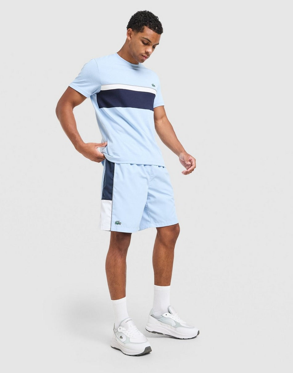 Lacoste Short Colour Block Reflective Piping