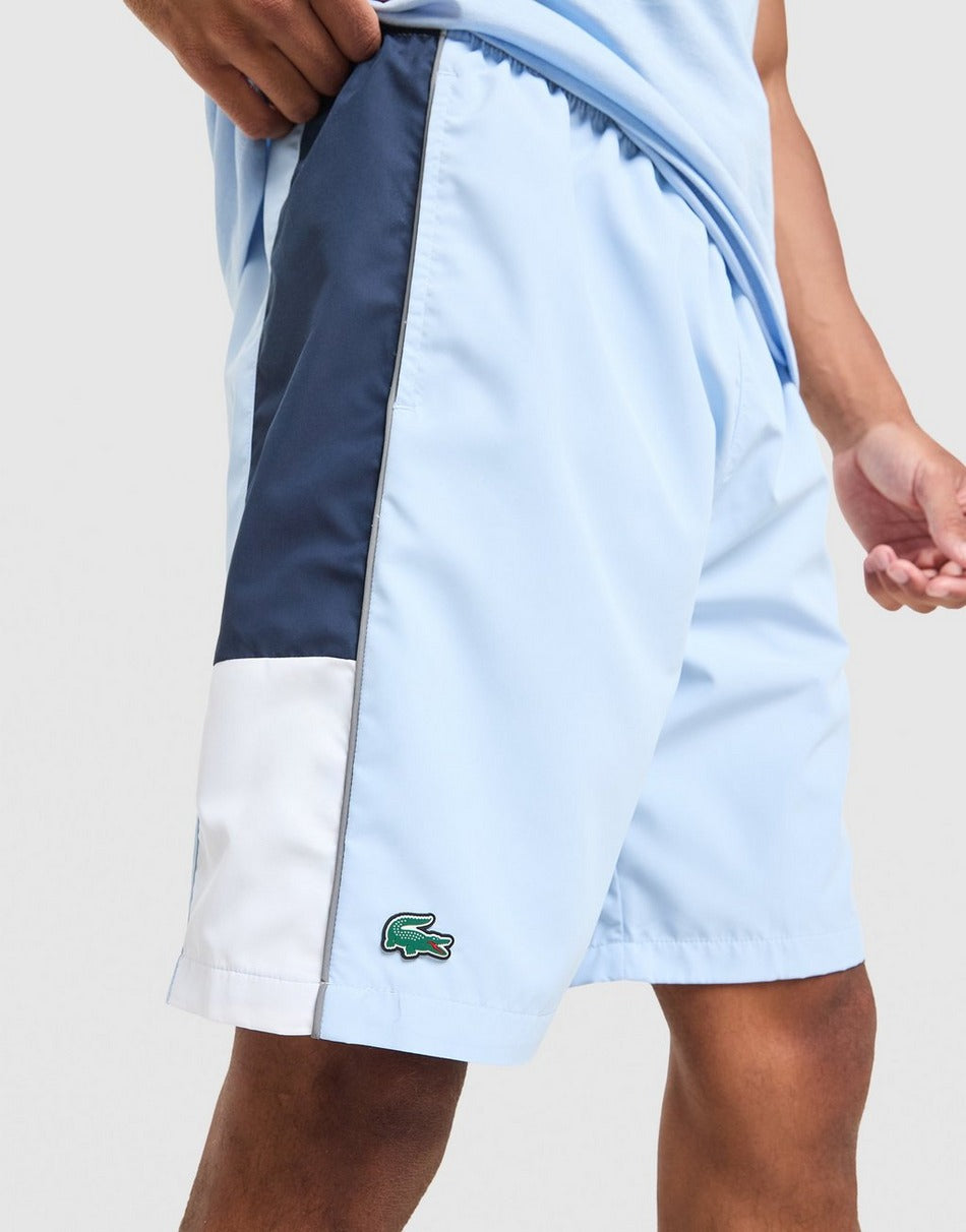 Lacoste Short Colour Block Reflective Piping