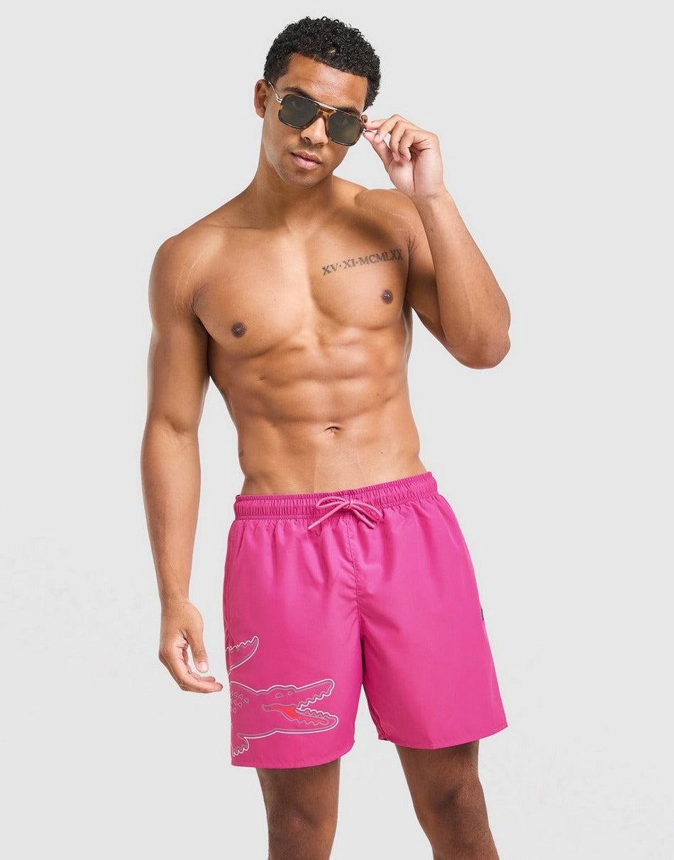Lacoste Short de bain Croc Wrap