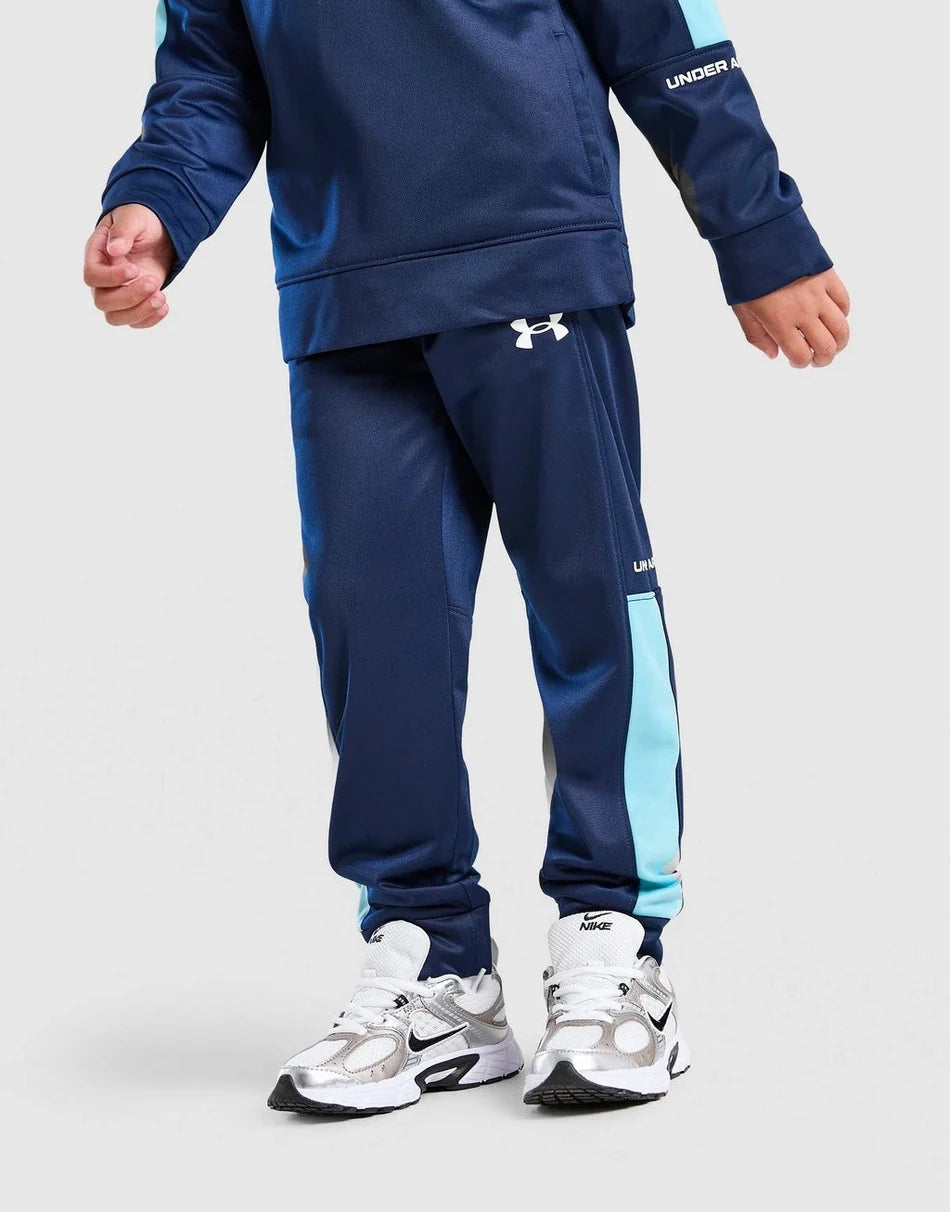 Under Armour Ensemble de survêtement Poly Colour Block Zippé Enfant