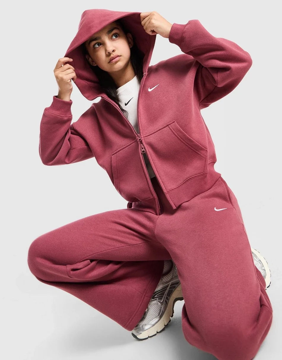 Nike Sweat à capuche zippé Studio Fleece Fille Junior