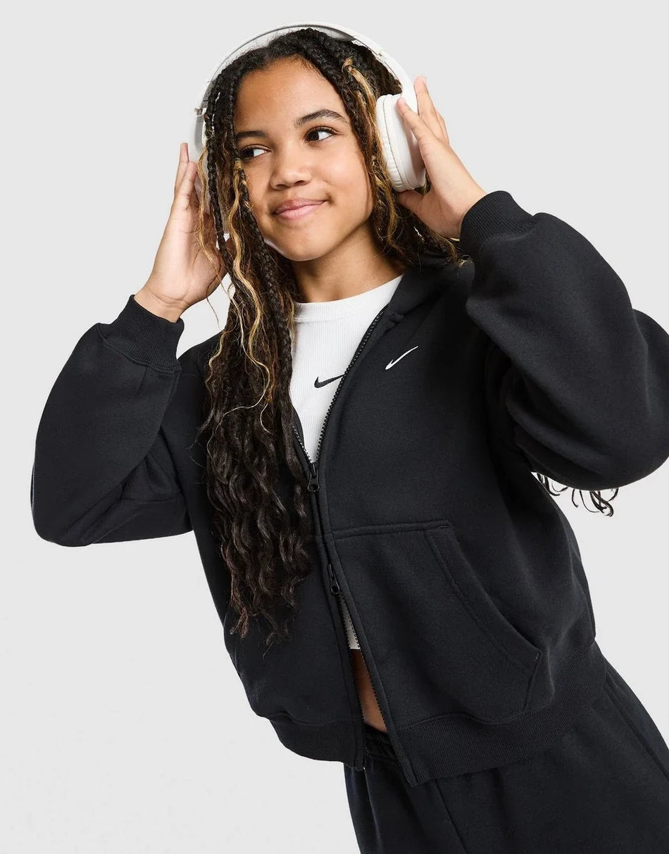 Nike Sweat à capuche zippé Studio Fleece Fille Junior