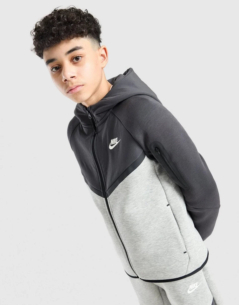 Nike Sweat à capuche Zippé Tech Mix Junior