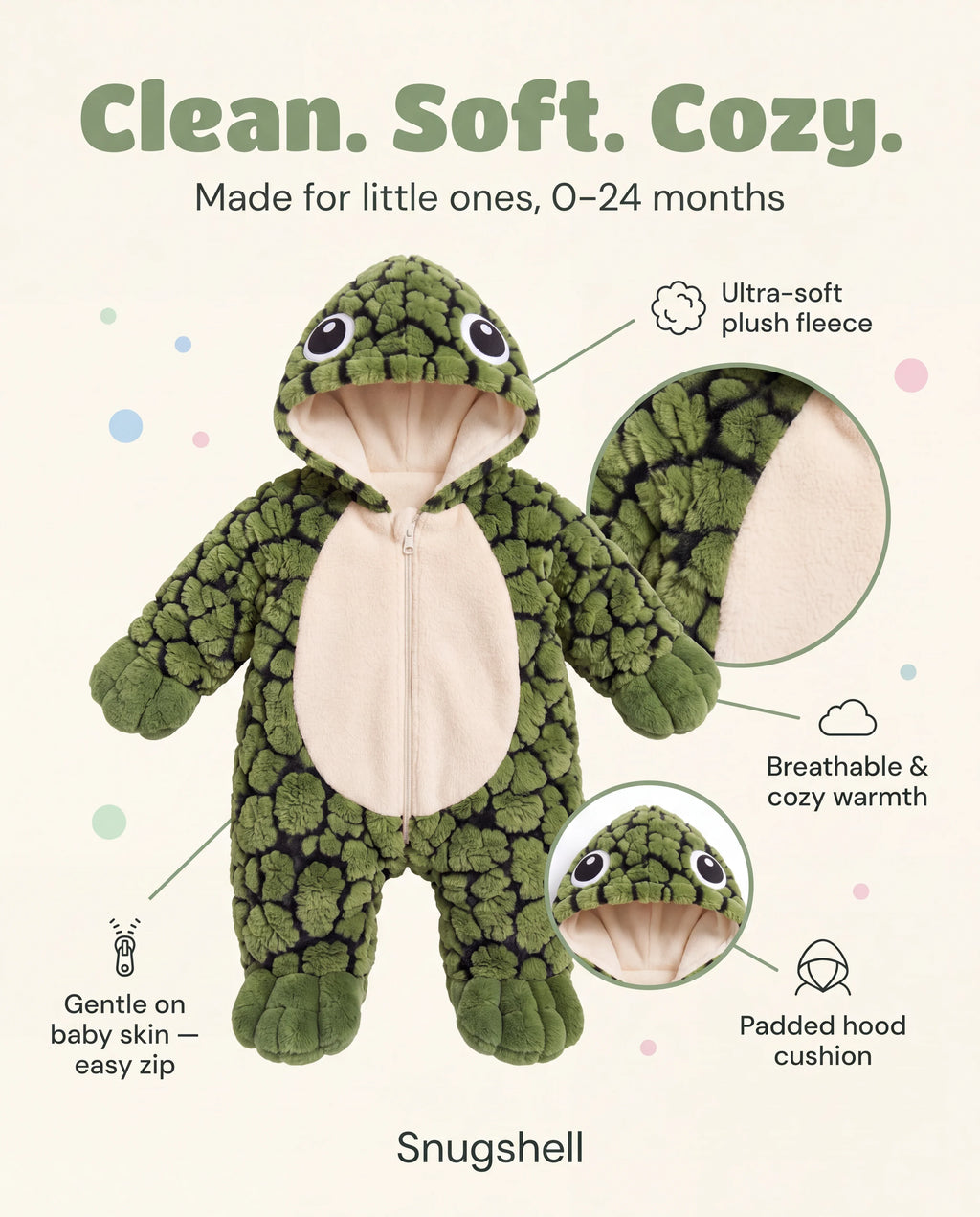 Instinct Wave™ - Pyjama Tortue